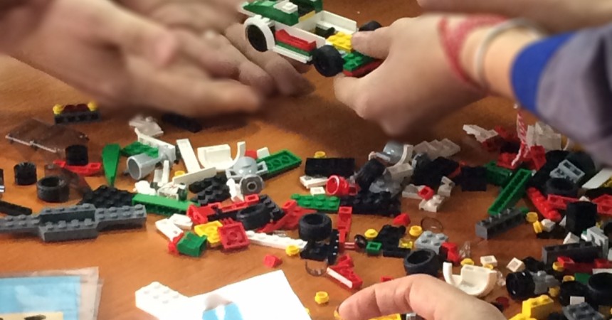 Lego Building for team work and learning about production